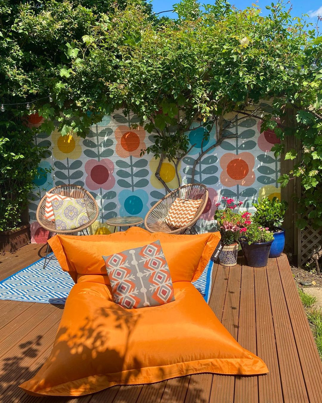Create an outdoor living space