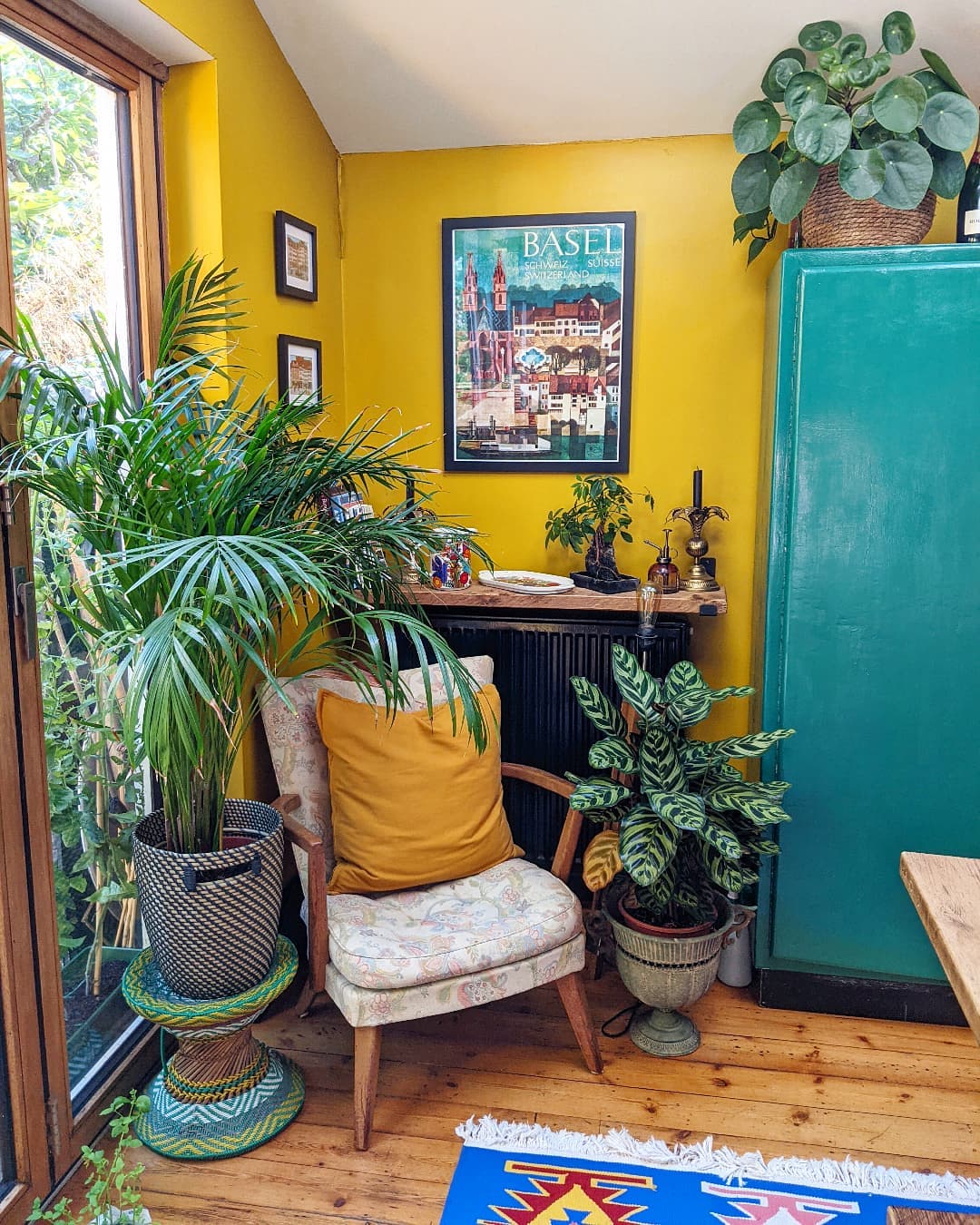 Teal Cabinets