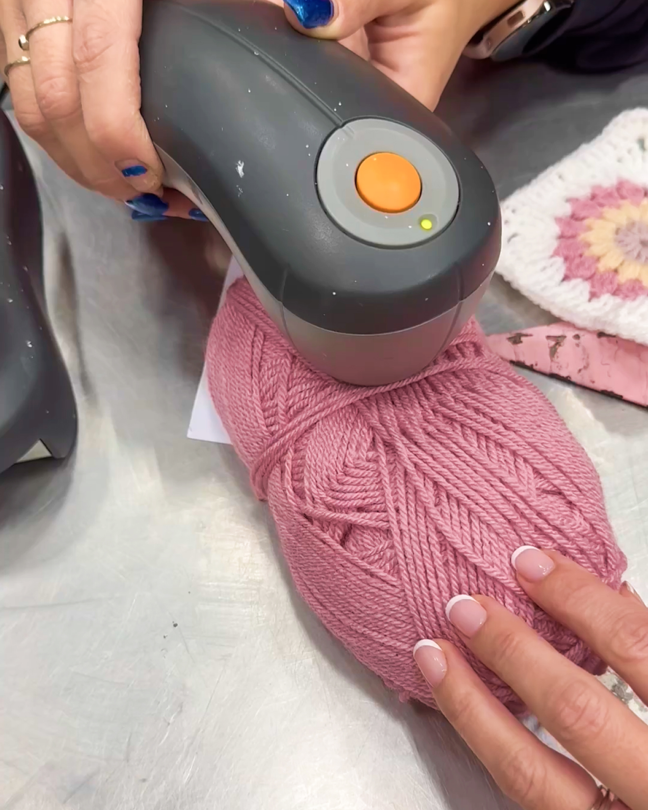 “The inspiration for my project came from one of my many gorgeous pink accessories at home”