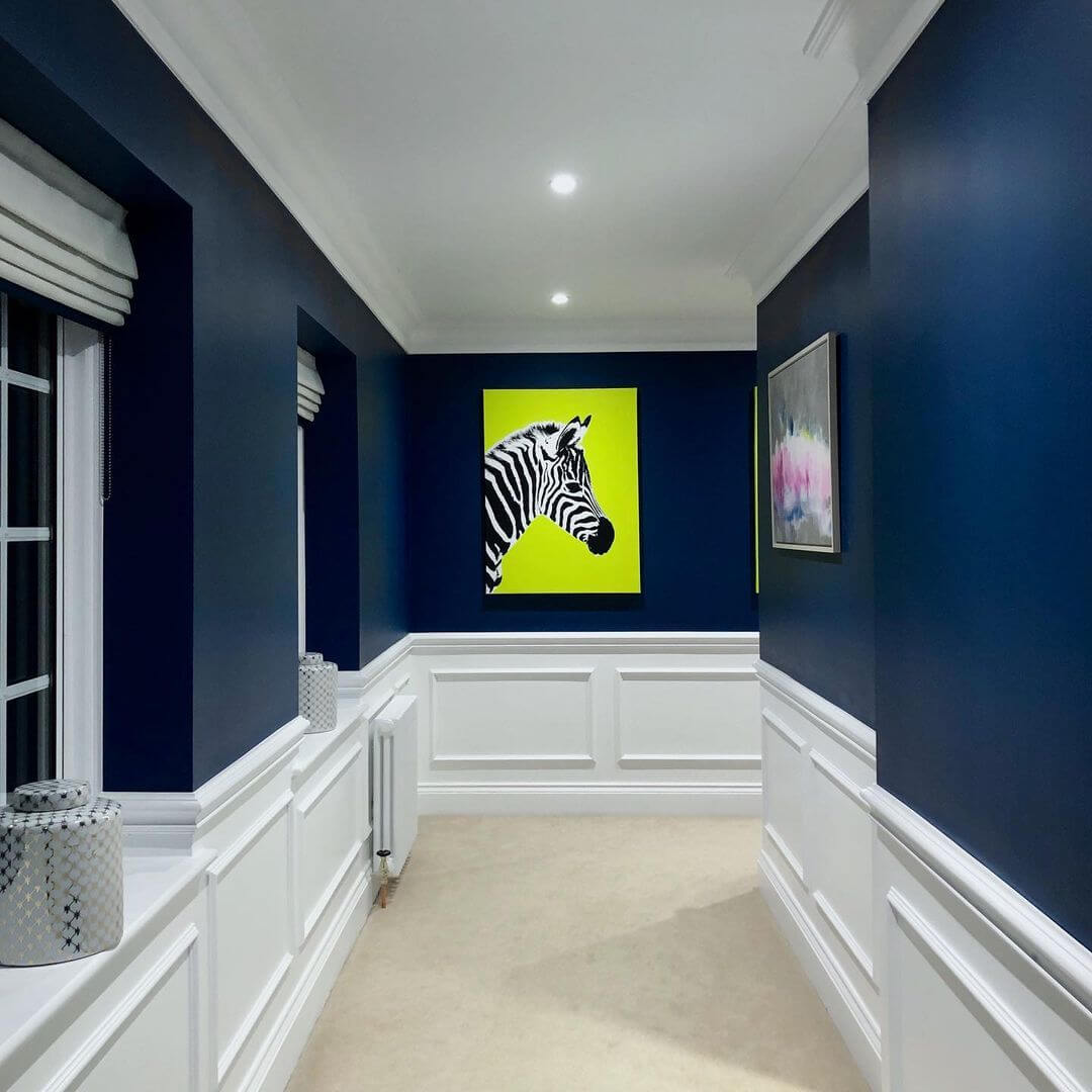 Blue Hallway Ideas