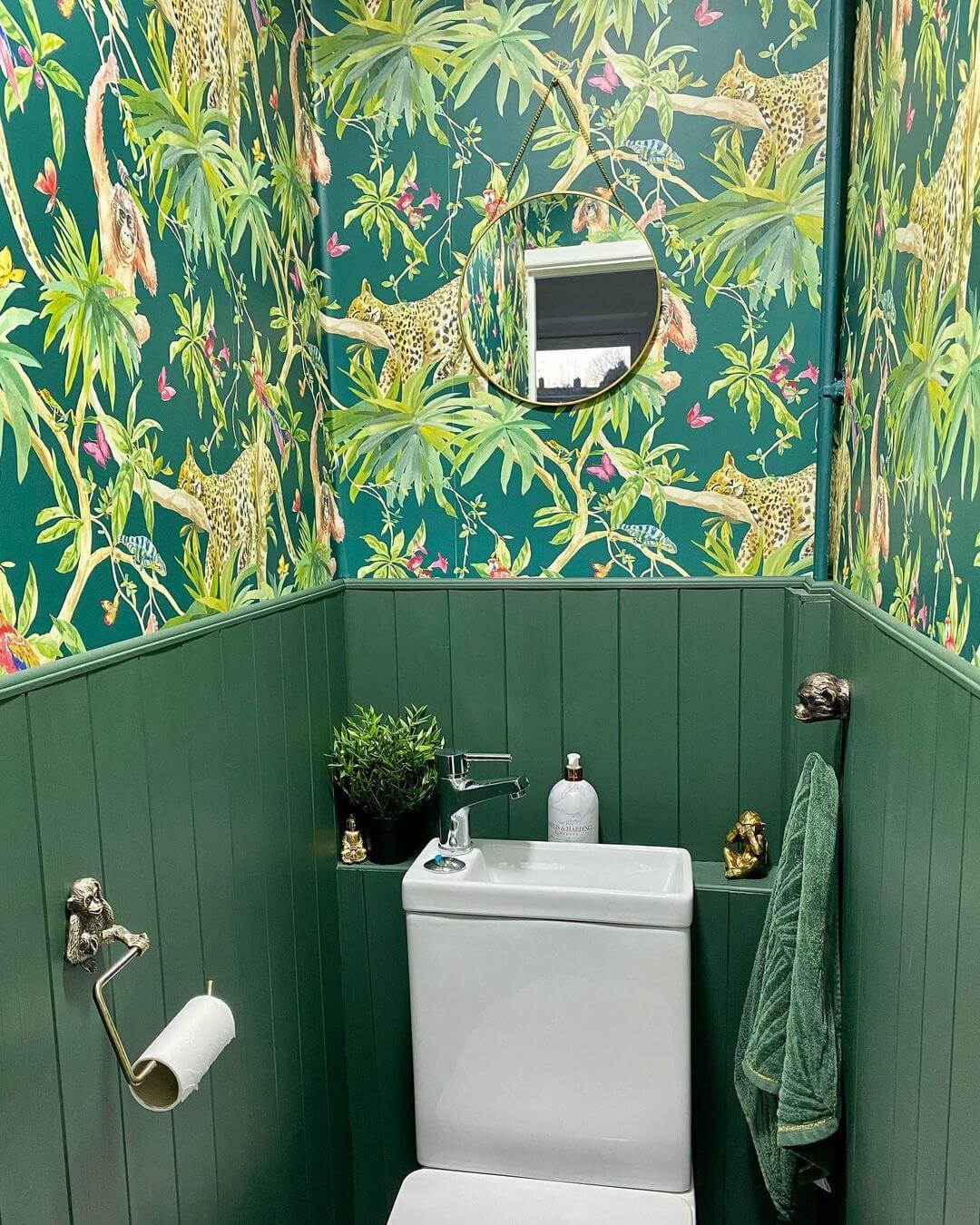 Green bathroom paint ideas