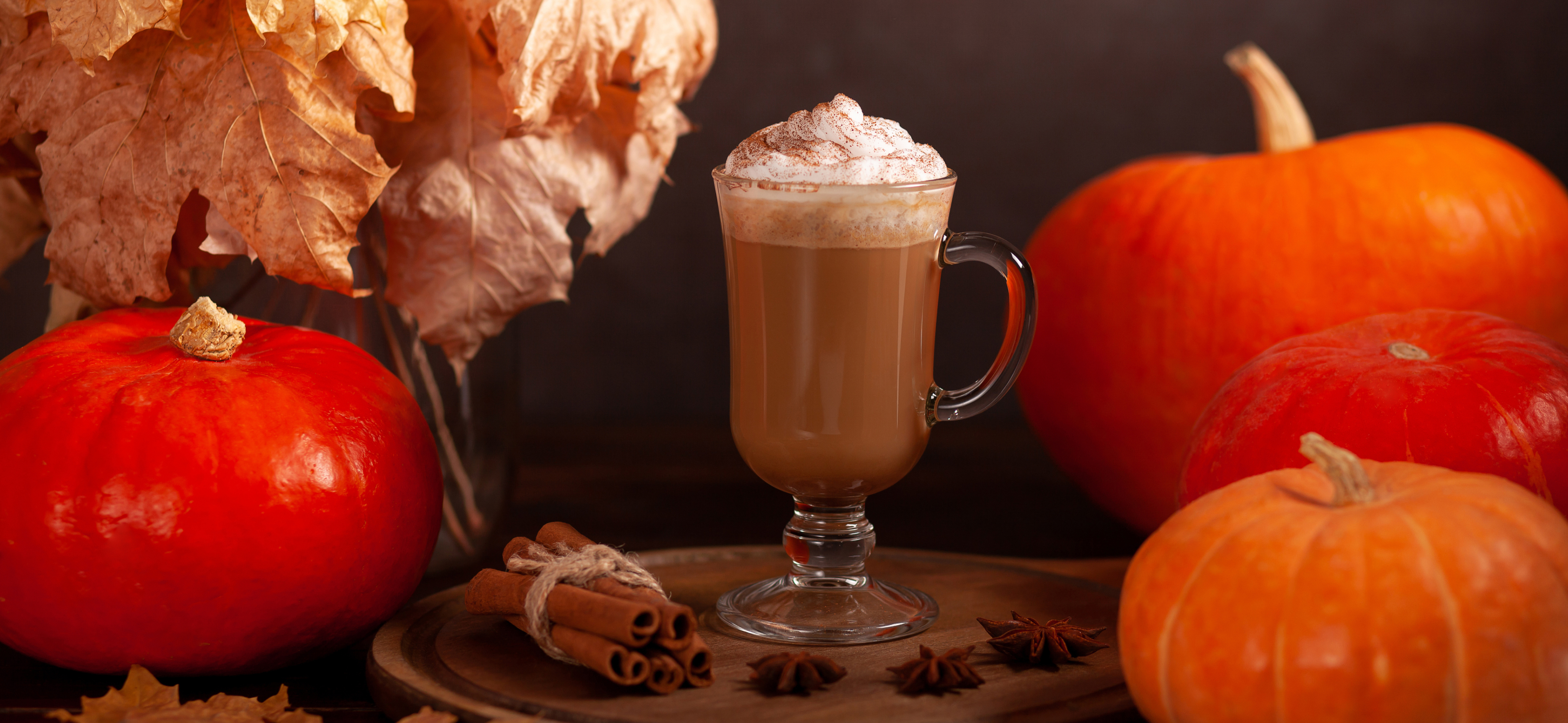 Pumpkin Spice Latte colour range