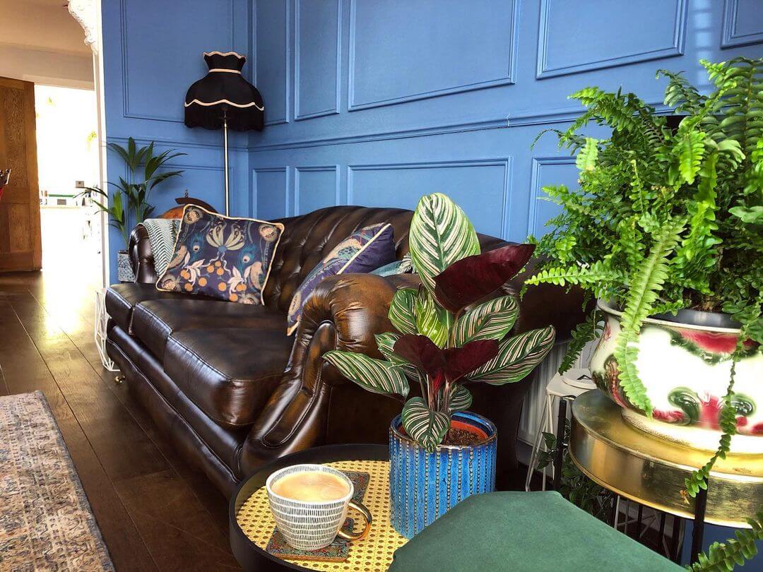 Blue living room paint ideas