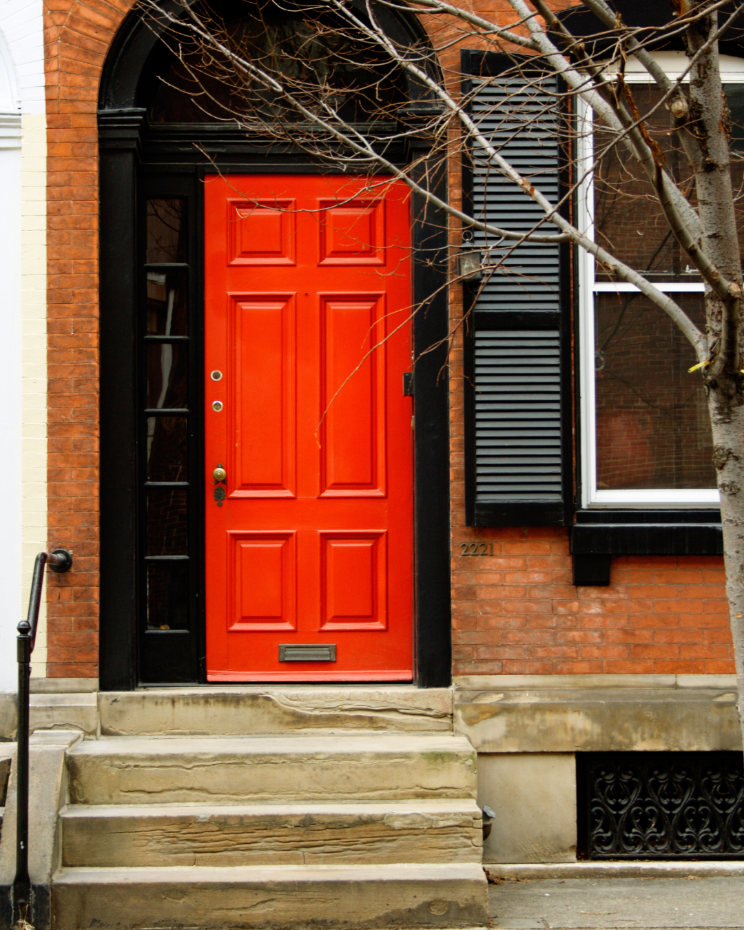 Paint your door frame