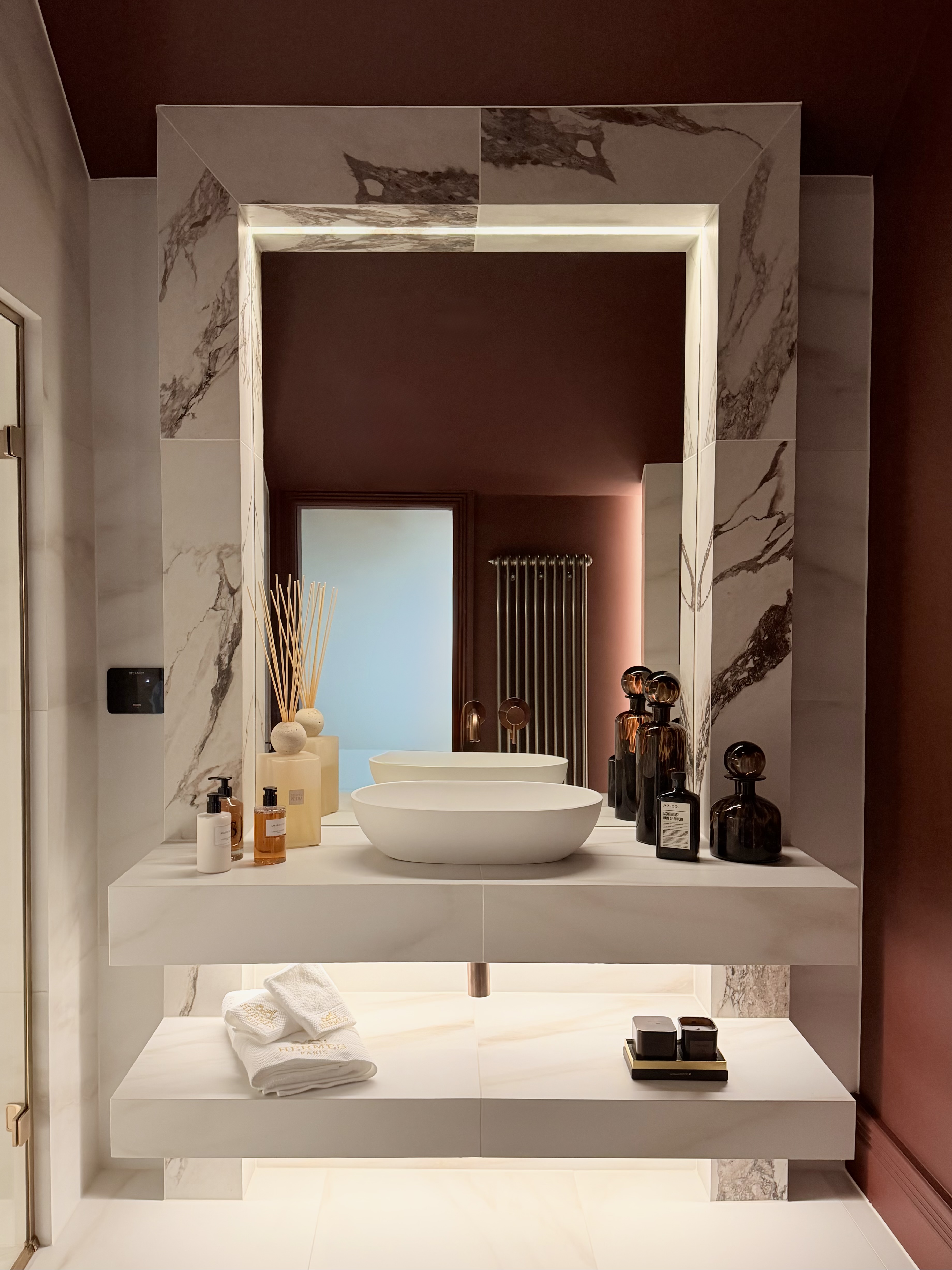 Chic hotel-inspired bathroom