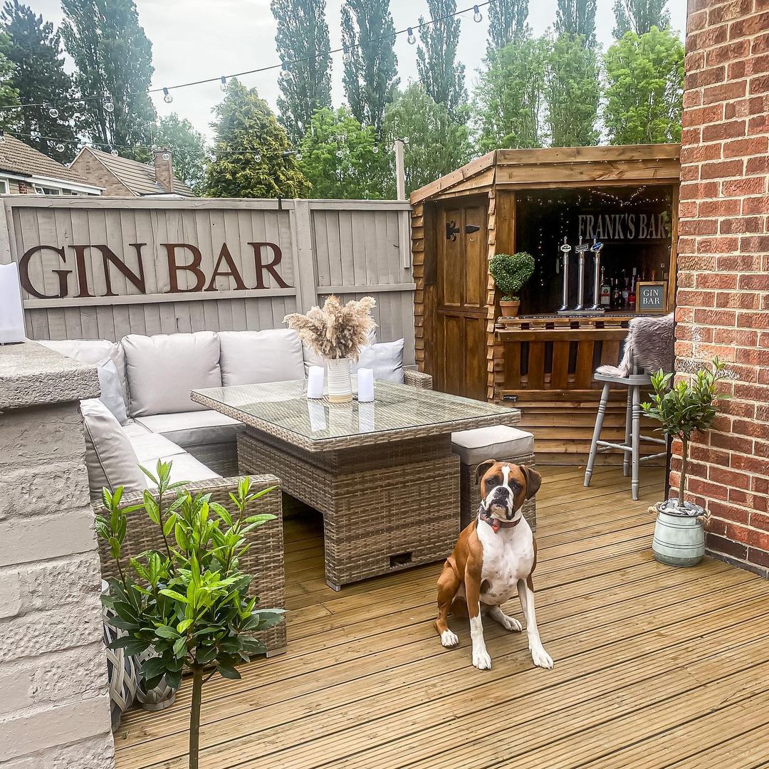 9. Bring the bar to your garden