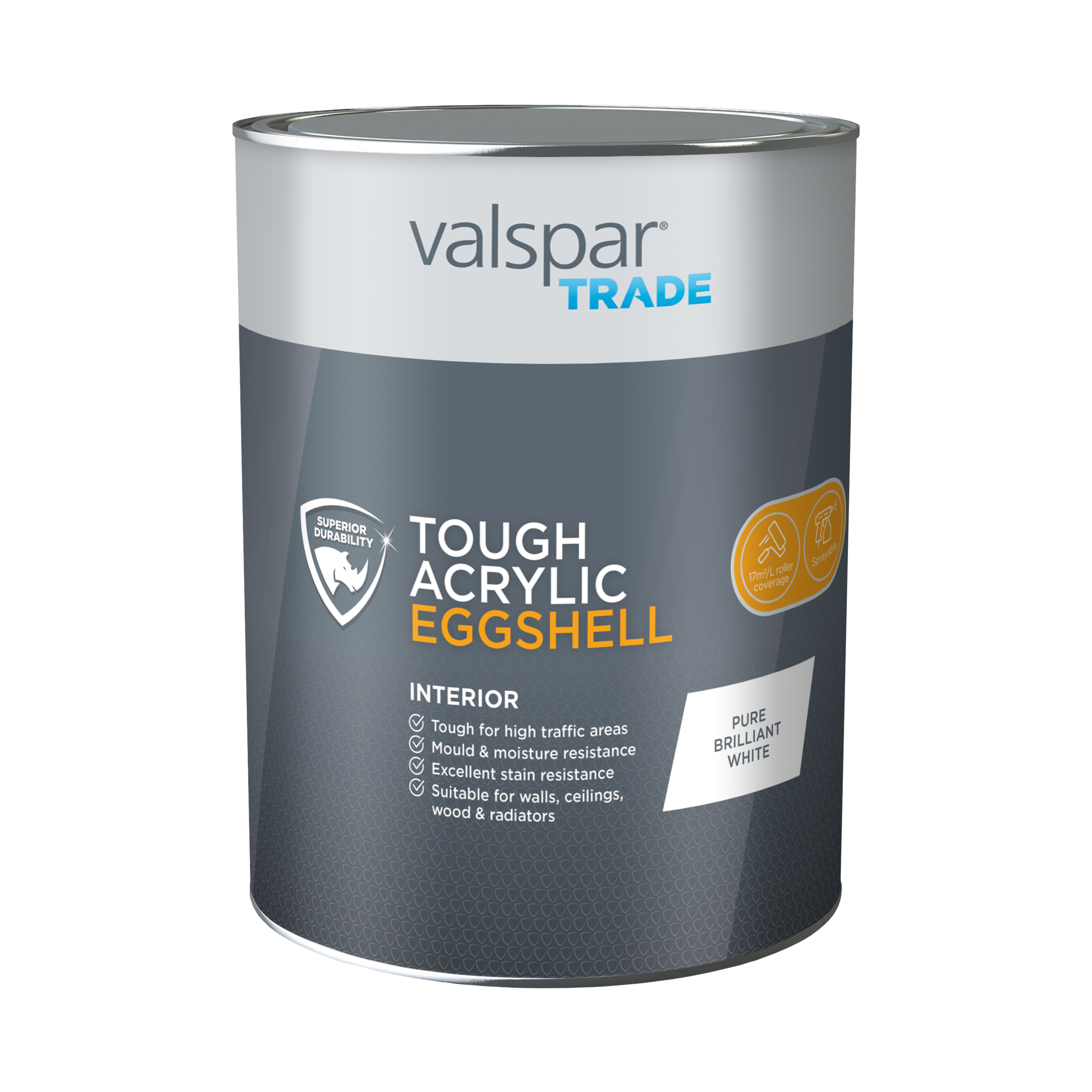 Valspar® Trade Tough Acrylic Pure Brilliant White