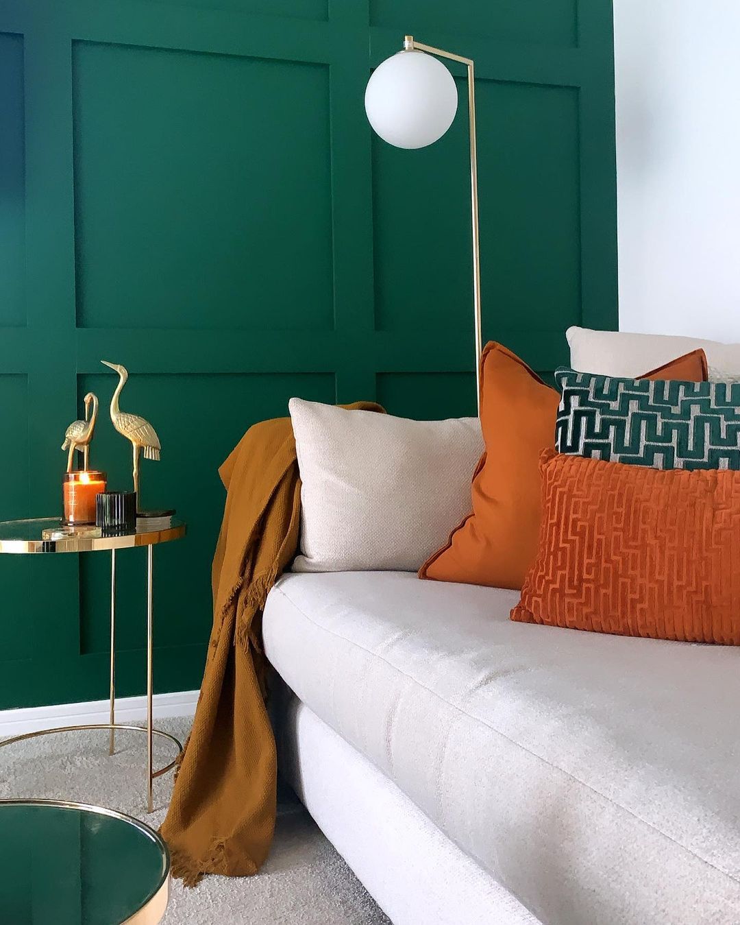 Green & orange bedrooms