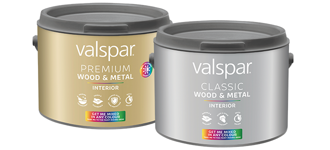 How to paint interior wood and metal