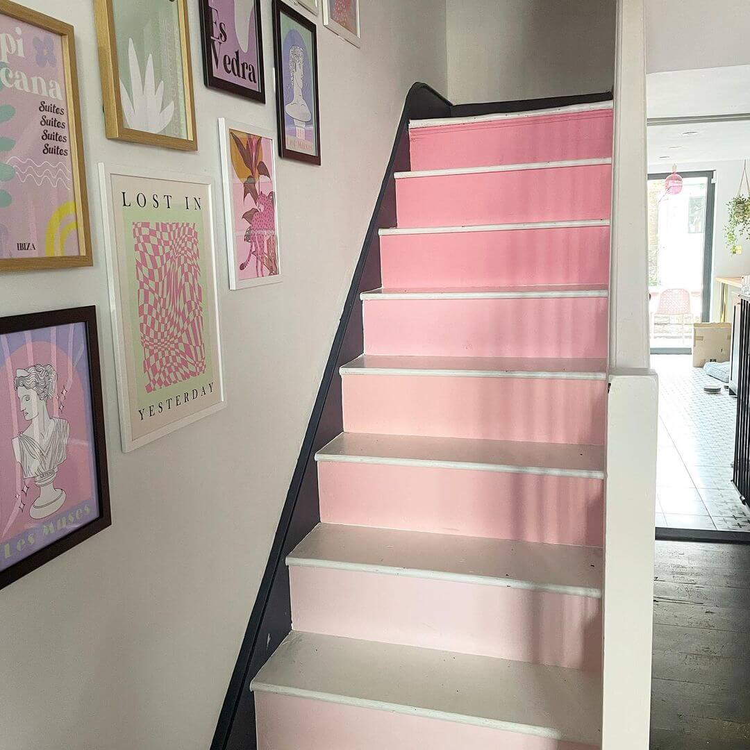 Pink Hallway Ideas