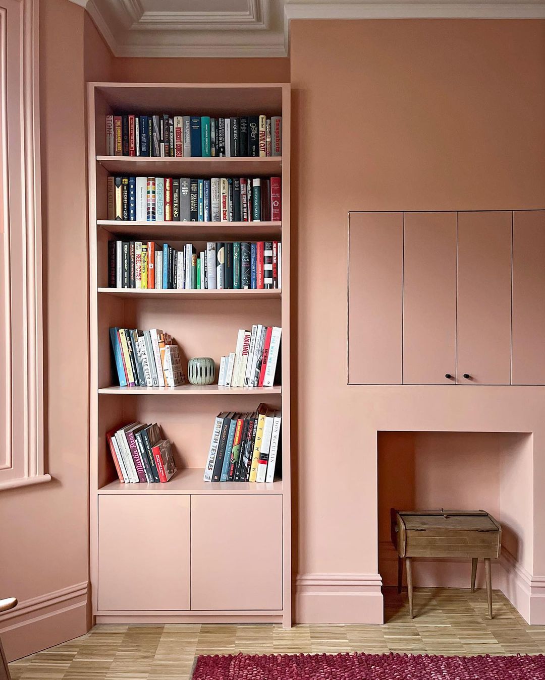 Dusty Pink Shelves